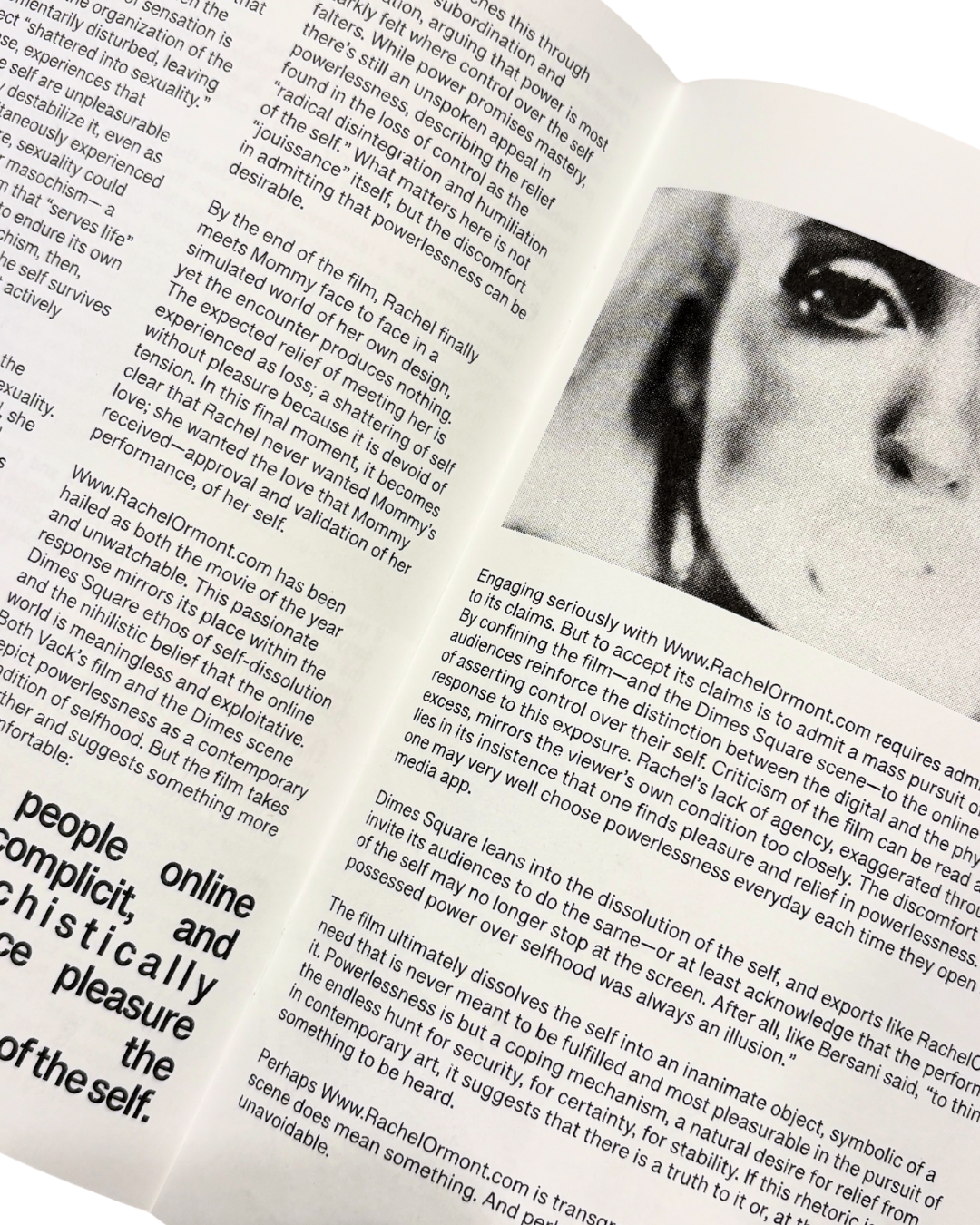 "Self Algorithm" Zine