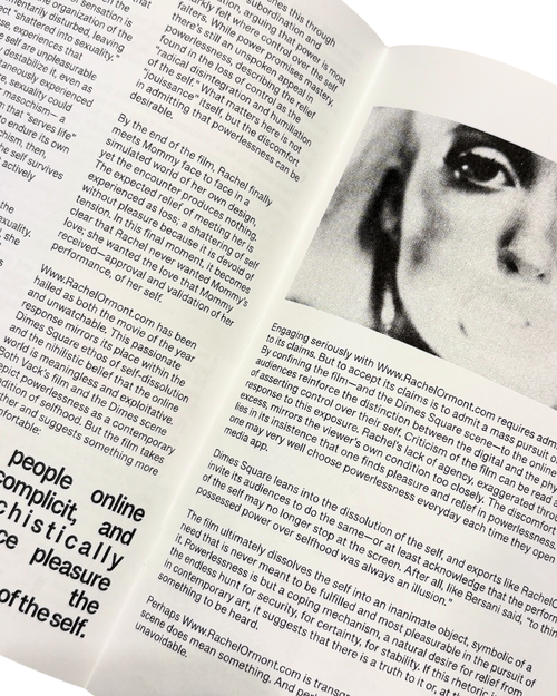 "Self Algorithm" Zine